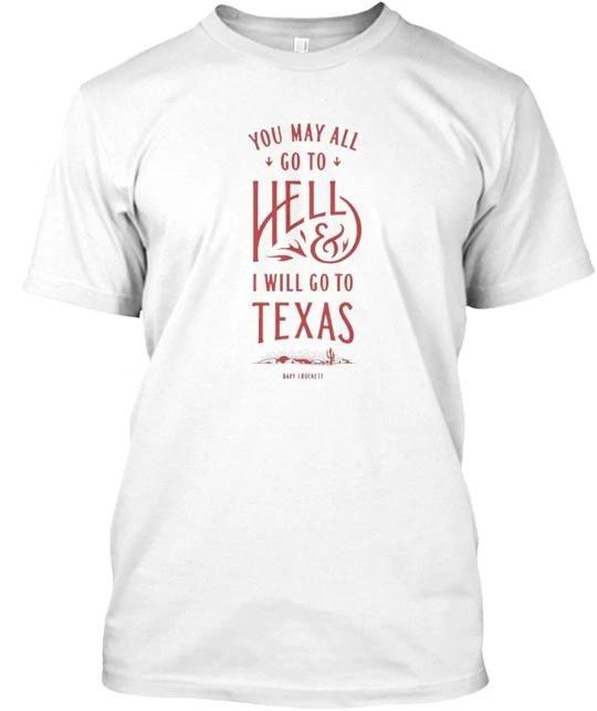 Davy Crockett Texas TTshirt Made in the USA Size S to 5XL 2XL