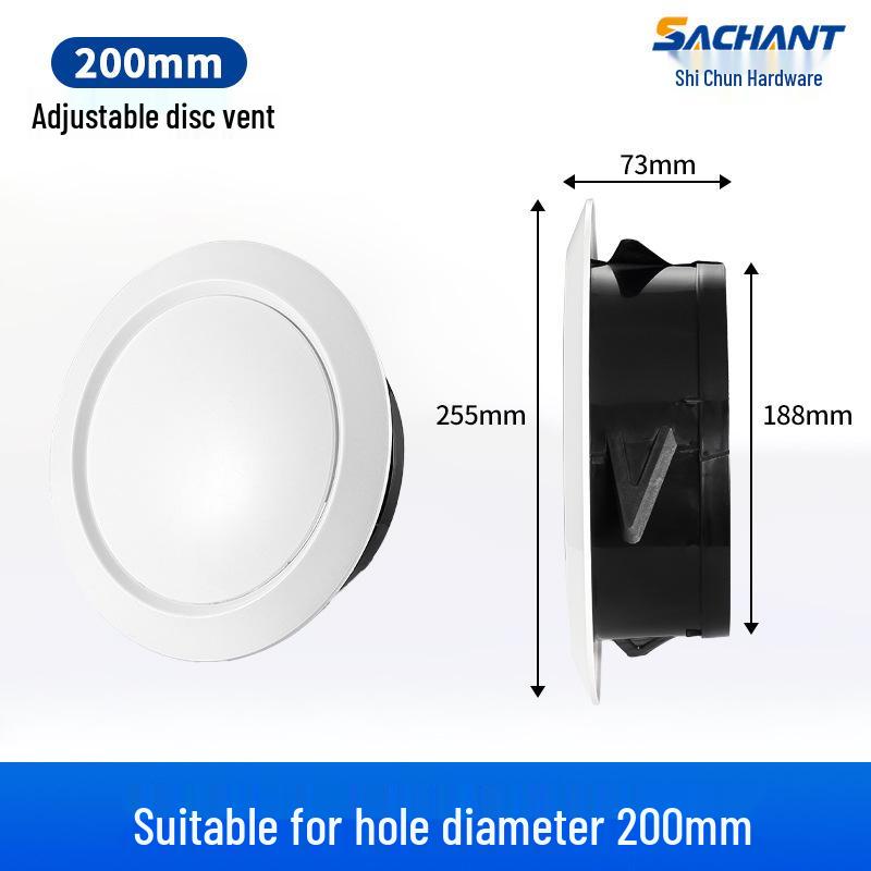 Adjustable ABS Round Vent for Central Air Conditioning