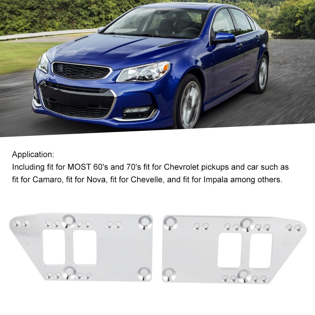 LS Engine Mounts Billet Aluminum Swap Kit Conversion Fit for Chevelle Camaro