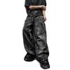 Gothic Retro Oversized Baggy Fit Unisex Mopping Pants Y2K Phantom Jeans High Street Spider Embroidered Patch Hip Hop Streetwear