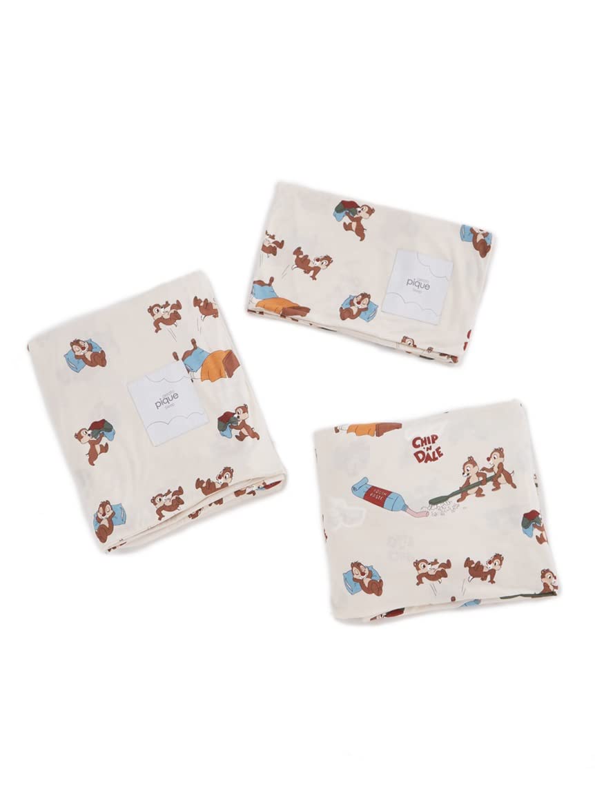 

Bedding Sleep Chip Dale Print 3 Piece Set Single PSGG225825 IVR S [Gelato Pique] & Women s