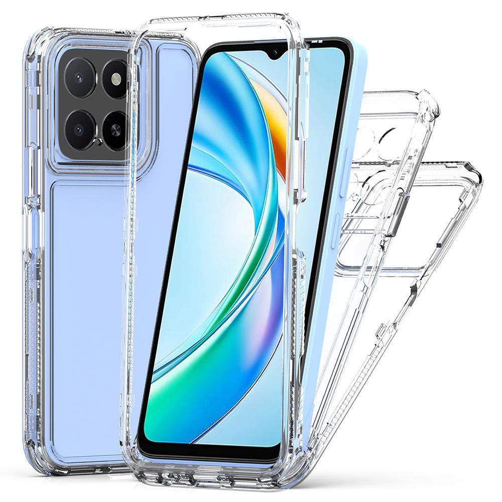 

For Honor X5b Case Anti Scratch Acrylic TPU Clear Phone Cover As Shown A