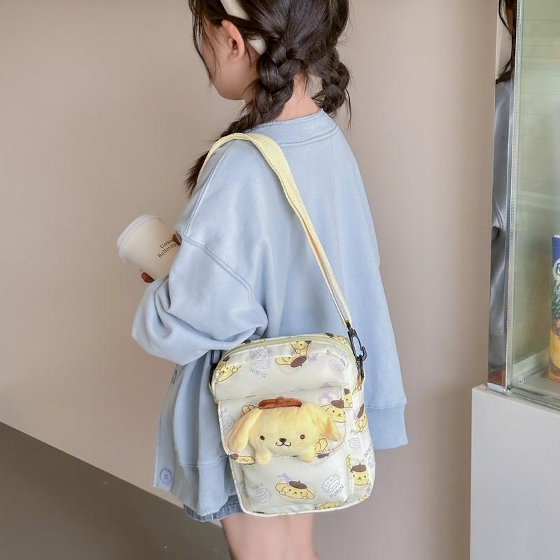 Adorable Cartoon Snack Bag For Girls In Nylon Perfect For Outdoor Activities And Daily Use