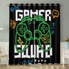 Dreamy Game Gamepad Controller Switch Window Curtains Blinds For Living Room Kid's Bedroom Bathroom Kicthen Door Home Decor2Pcs