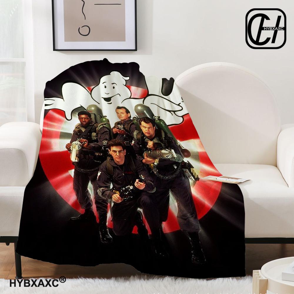 G-Ghostbusters Cartoon-Druckdecke Warme Flanelldecken Weich und Bequem Decke für Zuhause und Reisen Bettwäsche Geburtstagsgeschenk