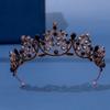 Baroque Birthday Crown Hair Accessory High End Travel Photography Crown Headwear Halloween Bun Hair Band Accessory