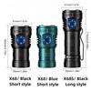 8xLed Palm High Bright Flashlight Usb Charging Portable Red Flash Light Torch Outdoor Pocket Hiking Magnet Work Car Repair 26350