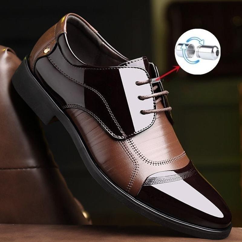 Low Heel Men's Formal Shoes Non Slip Slip-on Footwear Clothing Leather Not Casual High Quality Fashion Suit 39 Social Shoe Male