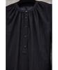 Youth Shirring Pullover Dress - Black
