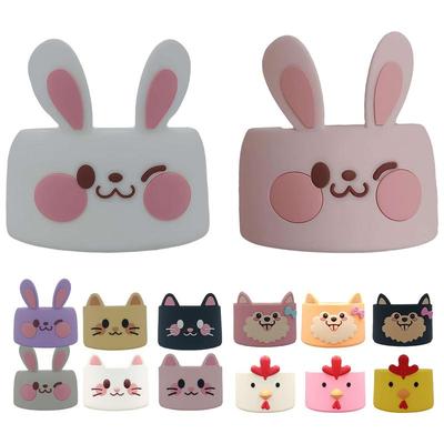 Silikonový spodní rukáv na láhev Příslušenství ke hrnku Kreslená protiskluzová podložka na láhev s vodou Tepelná izolace Kryt na sportovní hrnek pro Tumbler