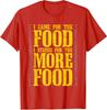 Came For The Food Stayed For More Food Funny Football Unisex T-Shirt
