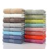 Toalha de Banho Macia e Absorvente de Terry de Algodão, Pano de Rosto, Amigo da Pele, Cor Sólida, Jacquard, para Casa