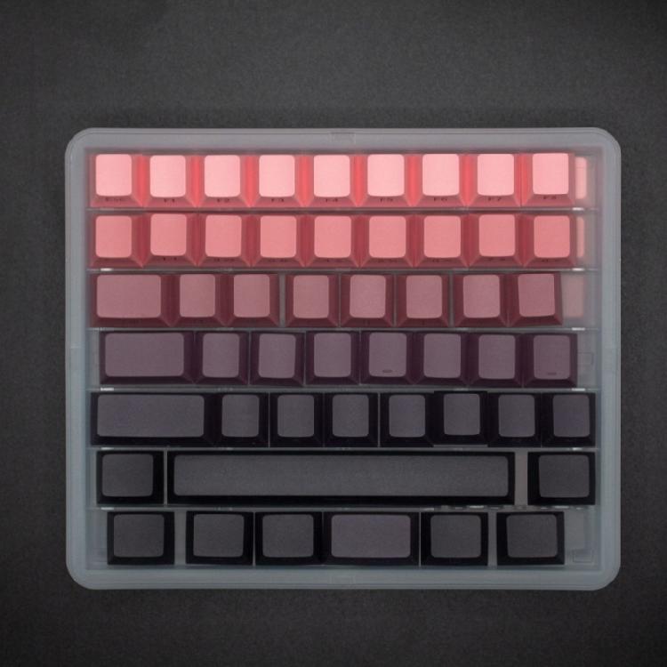 Tydligt förvaringsfodral för tangentbordstillbehör Anti-halkbas och dammtålig design för mekaniska tangentbord Keycap