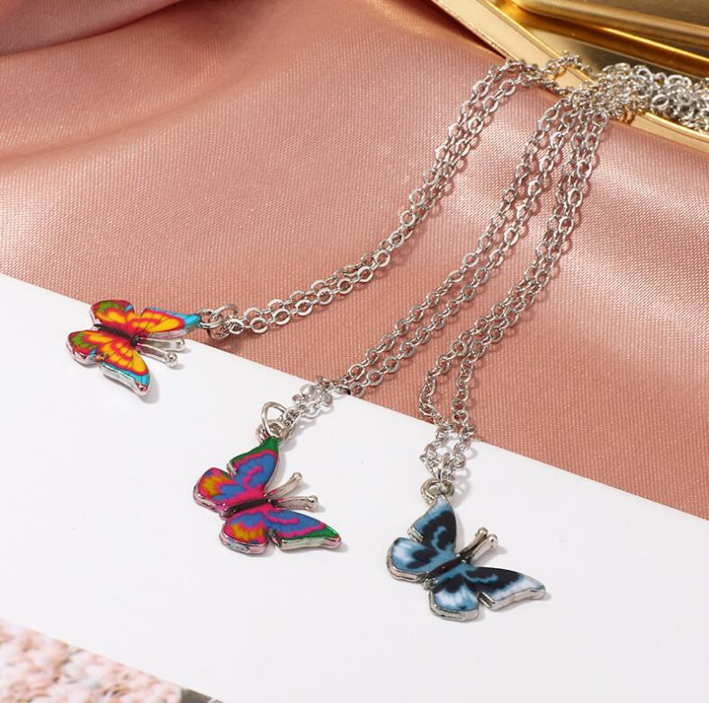 European & American Butterfly Chain Necklace - Trendy Fashion Jewelry