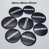 4pcs 56mm 60mm 65mm MOMO Logo Emblem Car Stickers Accessories for Car Wheel Center Caps Badge Wheels Hub Lid Rim Hubcaps Cover