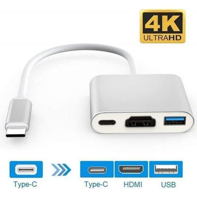 4K HDMI Adapter - USB 3.1 - Type-C - Multiport - Macbook Compatible - 4Kx2K Resolution
