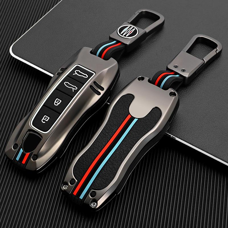 ACP1 3/4 Buttons Zinc Alloy Car Key Case Cover Shell Fob For Porsche Panamera Spyder Carrera Macan Cayman Cayenne 911 970 981 991