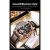 POEDAGAR Tourbillon Automatic Mechanical Wristwatch Waterproof Luminous Date Week Leather Men Watch Luxury Fashion Watches