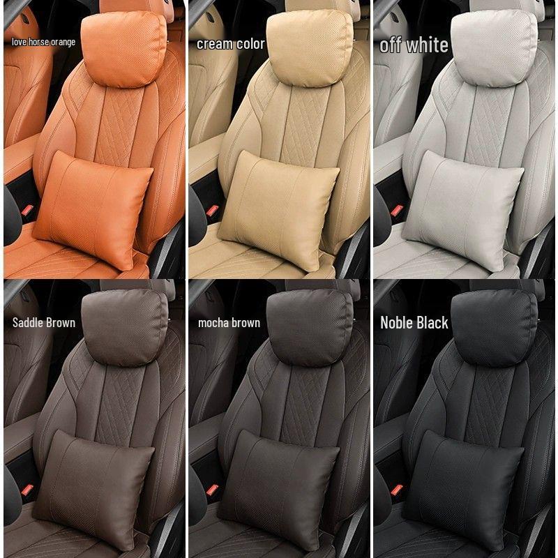 Compatible with Car Headrests, Neck and Lumbar Supports for Maybach, Mercedes-Benz, Tesla, and More.