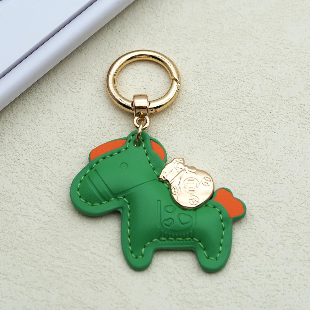 Instant Money Cartoon Pony Pendant Keychain for Couples