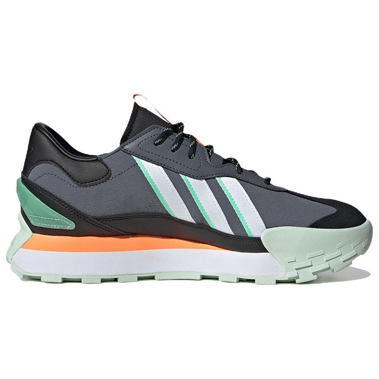 Adidas Neo Futro Mixr Fabric Sports Shoes Unisex Sneakers Black White Green HQ4579