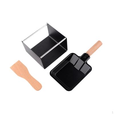 Grelha antiaderente para raclette, derretedor de queijo para grelhar, adequado para queijo, carne, peixe