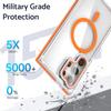 For Samsung Galaxy S24 Ultra Magnetic Case TPU Acrylic Clear Phone Back Cover with Lens Protector Kickstand