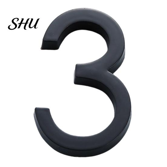 Nighttime Visuals House Numbers Modern 3D Heavy Duty Rust-proof Simple Installation Never Rust Address for Outside Home Front Door Durable