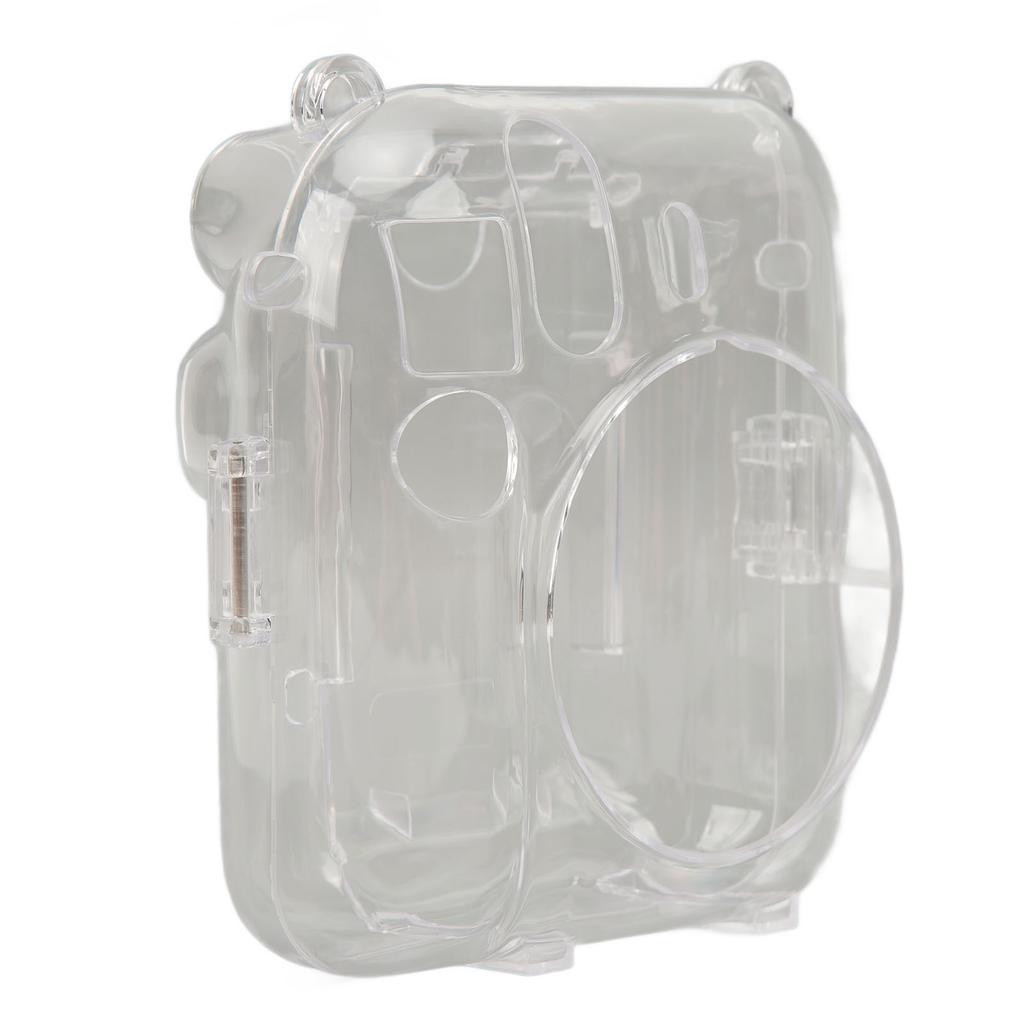 Instant Camera Case Kit Shoulder Strap Sticker Camera Case Durable Camera Protective Clear Case for