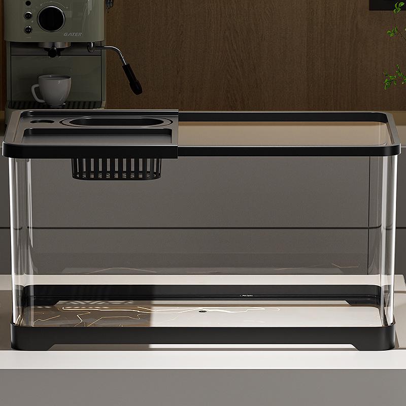 Stolní akvárium s vysokou průhledností, ekologickým filtrem a okysličováním