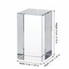 High-Transparency Laser Engraving Crystal Clear Crystal Crystal Square Block  Anniversary Souvenir