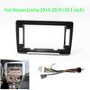 10.1 Inch Adapter Canbus Box Decoder Android Audio Dash Fitting Car Radio DVD Player Fascias Frame For Nissan Livina 2014-