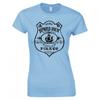 T-shirt Ajusté Skinny Drôle Boire du Rhum Épicé Avant Midi Fait de Toi un Pirate