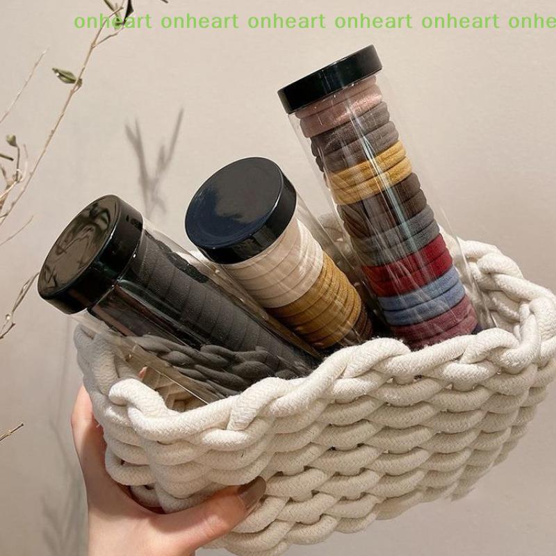 [C]20pcs Explosion Canned High Elasticity Headband Seamless Towel Ring Rubber Band Simple Hair Rope Hair Band Wholesale
