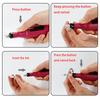 Elektrische Maniküre Pediküre Maschine Stift Nagel Trockner LED Nagel Licht Lampe Nail Art Set