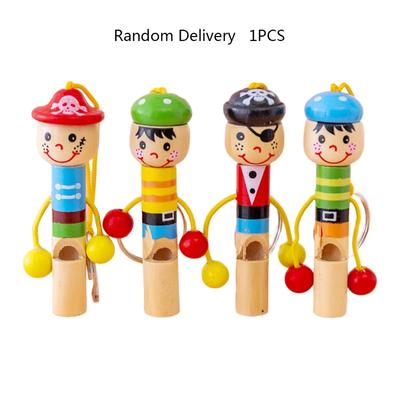 Holz Pfeife Stock Blitz Geschenke Kleine Piraten Spielzeug Lustige Blinkende Kinder Spielzeug Neuheit Plastik Festival Geschenke