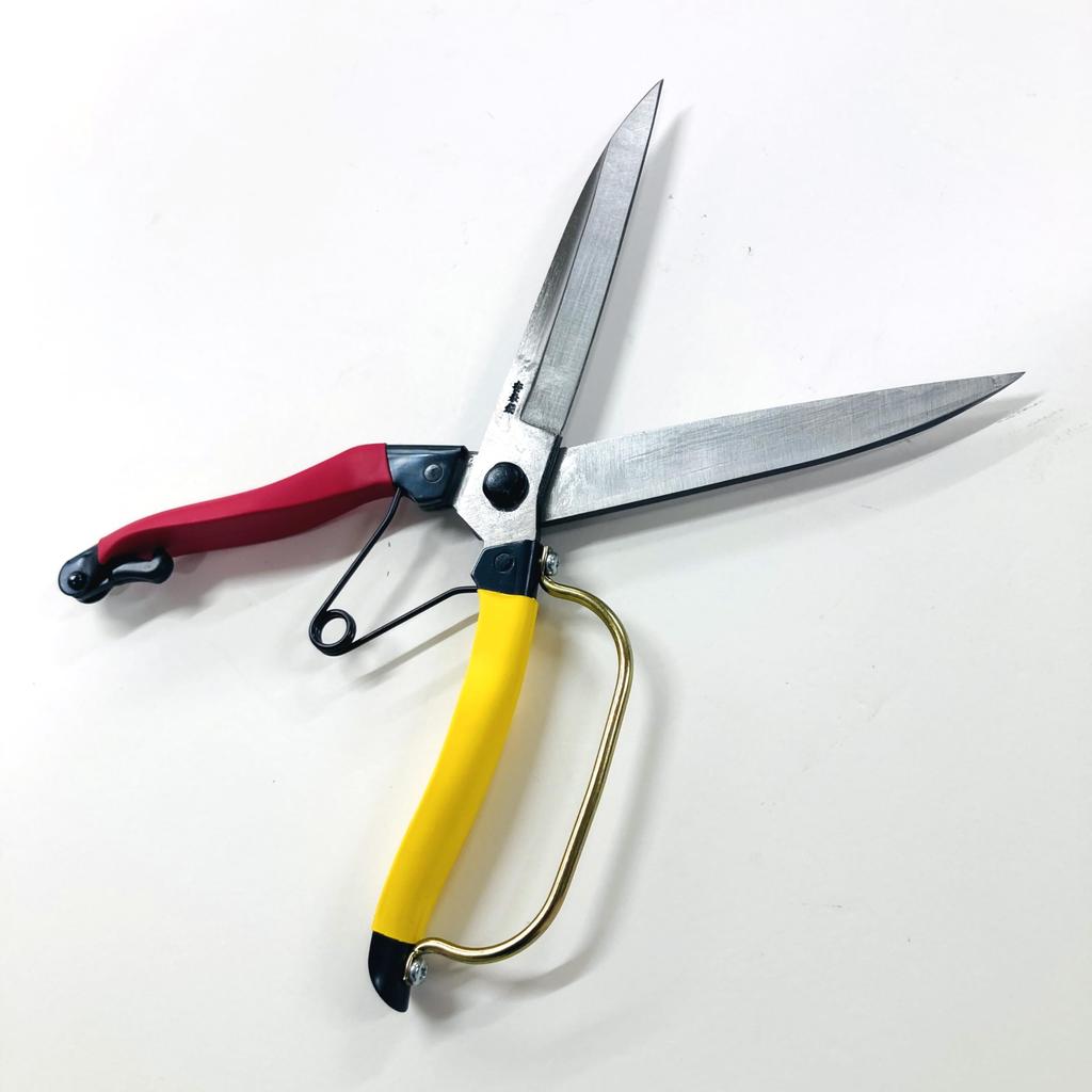 Onotetsu Pruning Shears 290mm with Guard In Long Blade Pruning Shears Root Cutting Shears Leaf Trimming Shears Scissors One-Handed (Double-Edged)