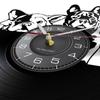 French Bulldog Couple Wall Art Home Decor Wall Clock Made Of Vinyl Record Modern Puppy Dog Wall Clock Dog Breed Dog Owners Gift