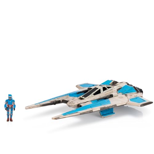 Star Wars Micro Galaxy Squadron Tusk Fighter - 5-inch Vehicle with 1-inch Microfigure Accessory