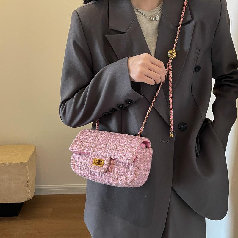 Chain Bag Women's New Fashion Shoulder Messenger Bag Small Square Bag