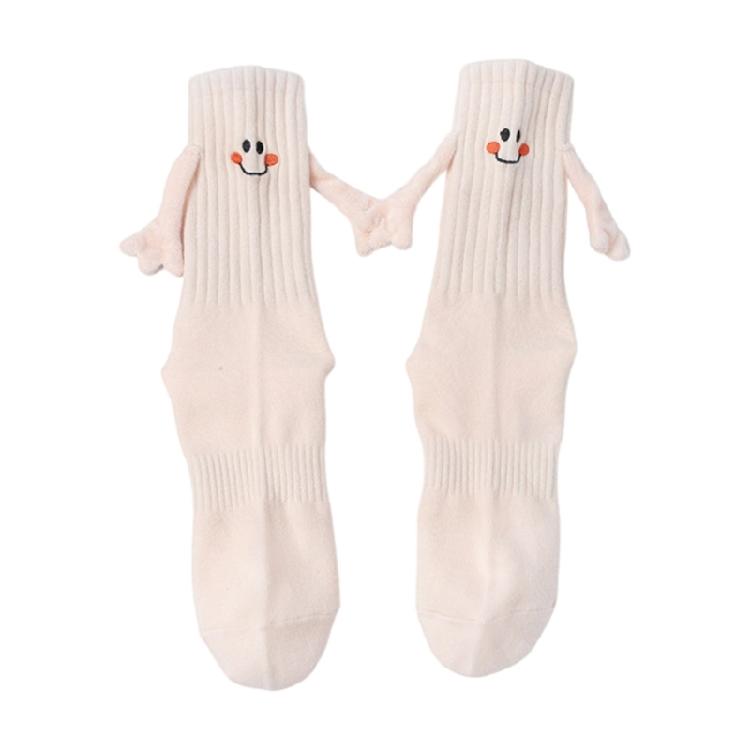 Magnetic Holding Hand Socks,Valentine Day Gifts Funny Couple Socks Magnetic Suction Doll Socks Boyfriend Girlfriend Sock