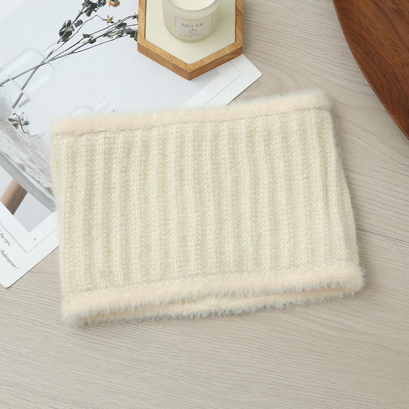 Autumn and Winter Casual Bright Diamond Rabbit Hair Mother Hat Versatile Plus Velvet Thickened Cold Proof Duck Tongue Cap Can Scarf Warm Set New