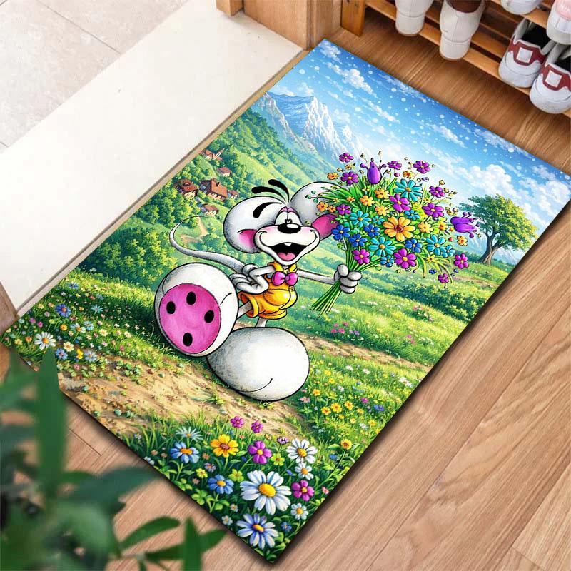 Diddl Carpet Rug for Living Room Bedroom Home Sofa Decoration,Kids play Non-slip Floor Mat
