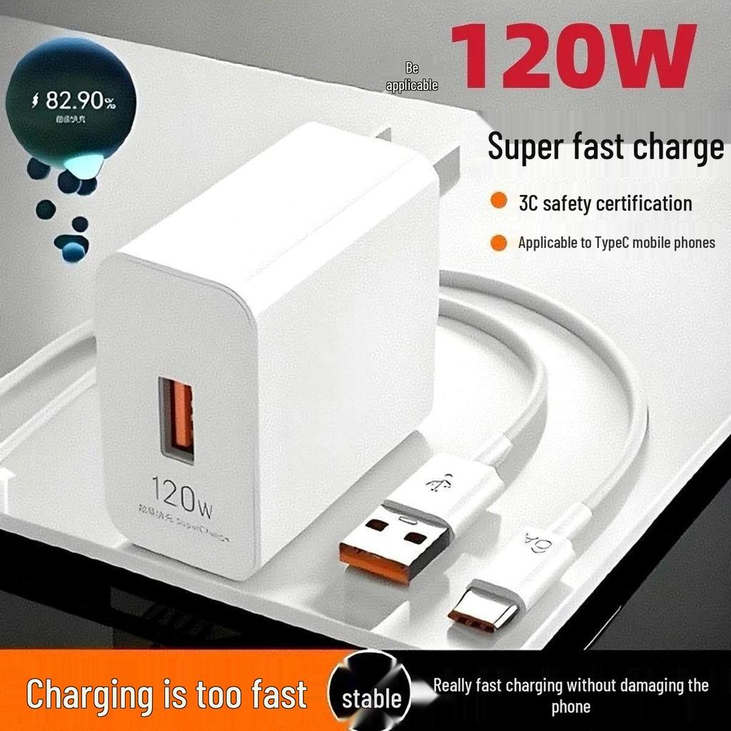 66W Fast Charger & USB Cable Set for Huawei Flash Charge Phones