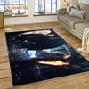 Alfombra Alfombrilla 3D SPN Más Reciente Sobrenatural Dean Sam para Sala de Estar Dormitorio Decoración del Hogar, Alfombrilla Antideslizante Decoración para Sofá Felpudo