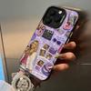 H-Hannah-M- Montana For iPhone 17 16 15 14 13 12 11 Pro Max XS  17 Air Silicone Colored Silver Bumper Cover