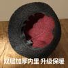 New Wool Knitted Basin Hat Temperament Mother Hat Women's Autumn and Winter Warm Fashion Elderly Top Hat