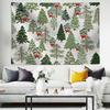 Christmas Balls And Snow Wall Hanging Tapestry Christmas Wall Hanging Tree Wall Hanging Gorgeous Christmas Tree Fireplace Gifts