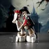 Halloween Skull Couple Character Ornament Gothic Romantic Couple Skull Model Haunted House Atmosphere Decoration
