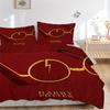 3pcs Bedding Set Harry Potter Includes 1 Comforter + 2 Pillowcases, Without Pillow Inserts, Soft Comfortable, Lightweight Breathable, Printe